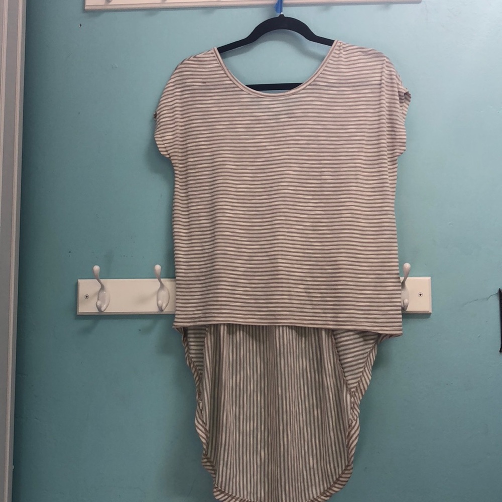 Stripped t-shirt worn once, price negotiable
